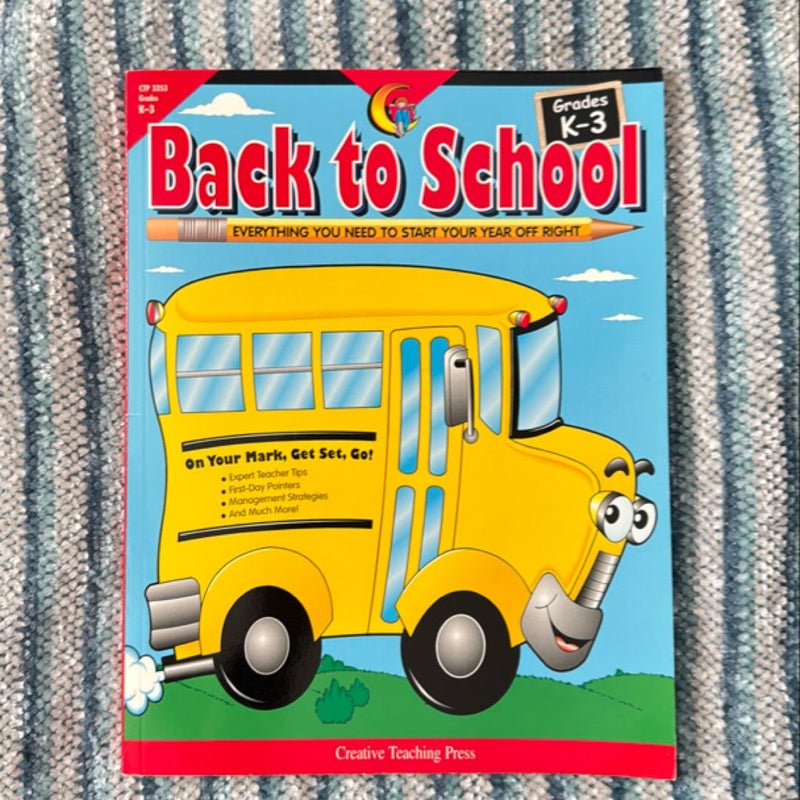 Back-to-School, Grades K-3