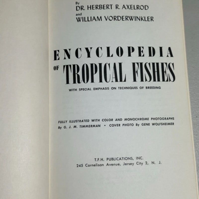 Encyclopedia of Tropical Fishes