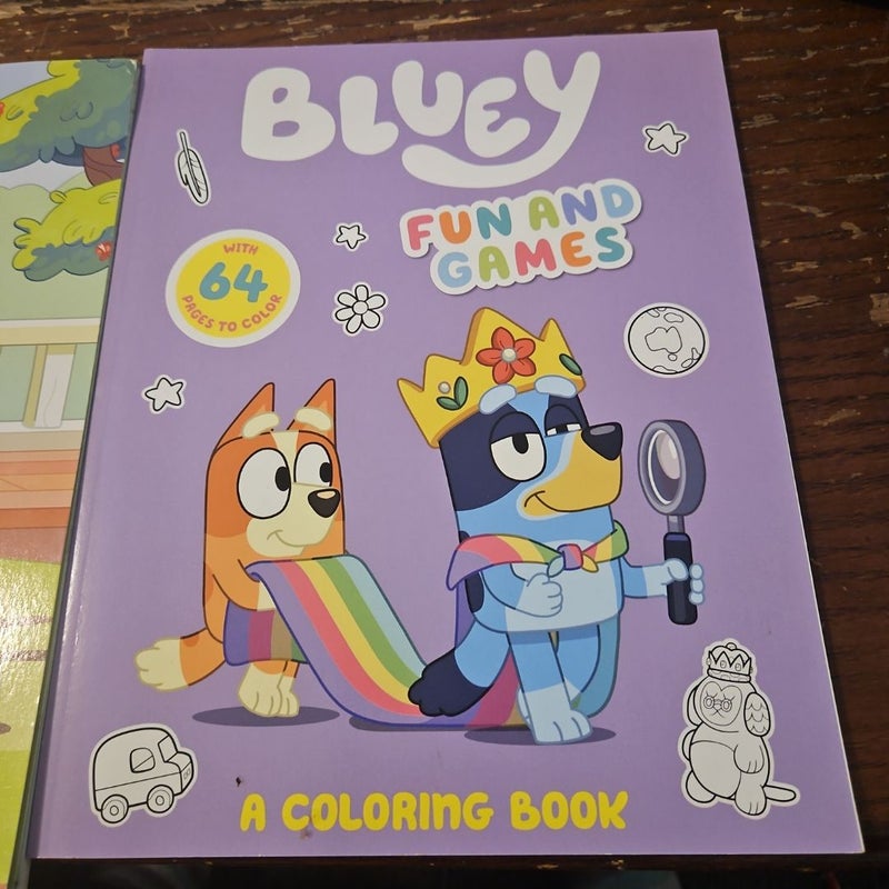 *BUNDLE* Bluey Acrivity Book & Coloring Book