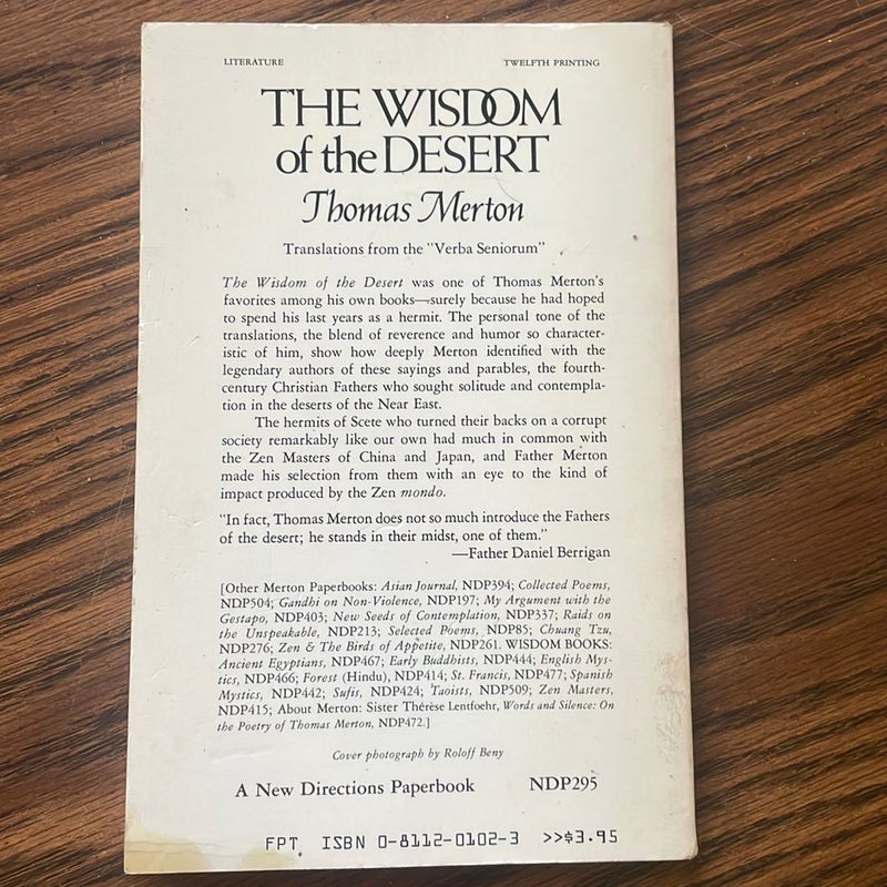 The Wisdom of the Desert