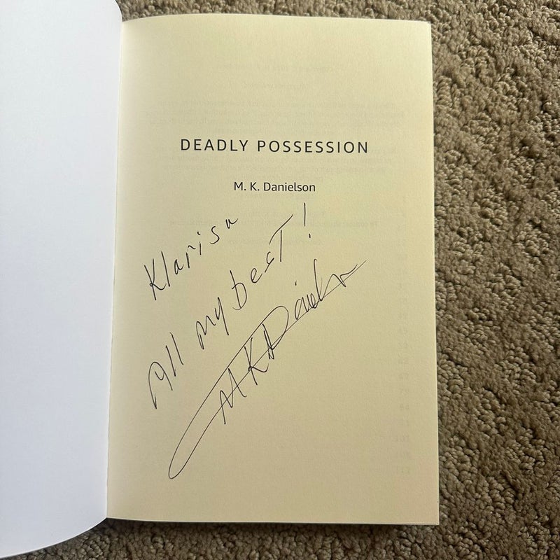 Deadly Possession (SIGNED)