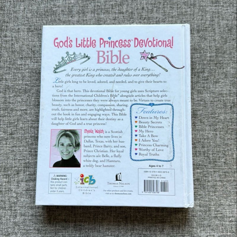 God's Little Princess Devotional Bible