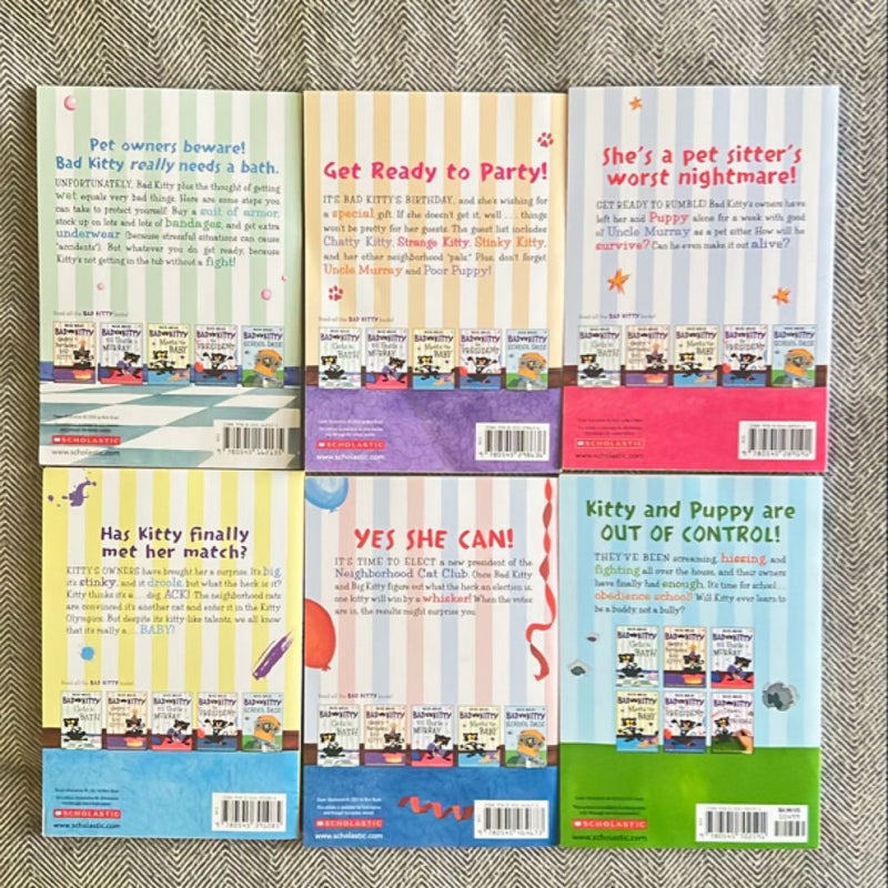 Bad Kitty: Complete Set of 6 Books