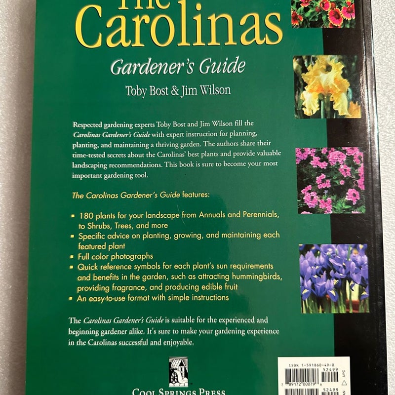 The Carolinas Gardener's Guide