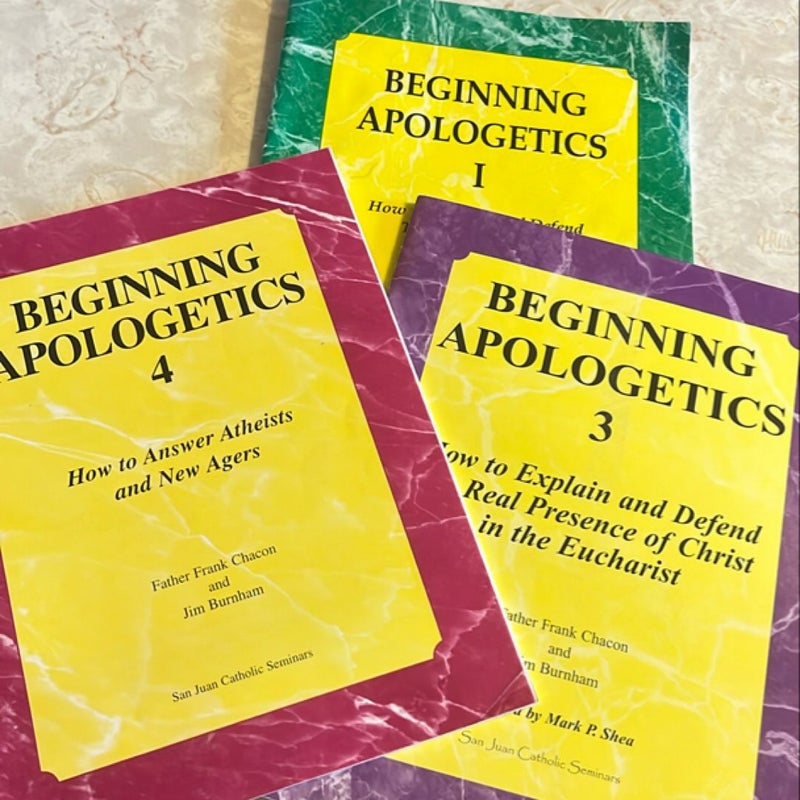 Beginning Apologetics bundle of 3 booklets