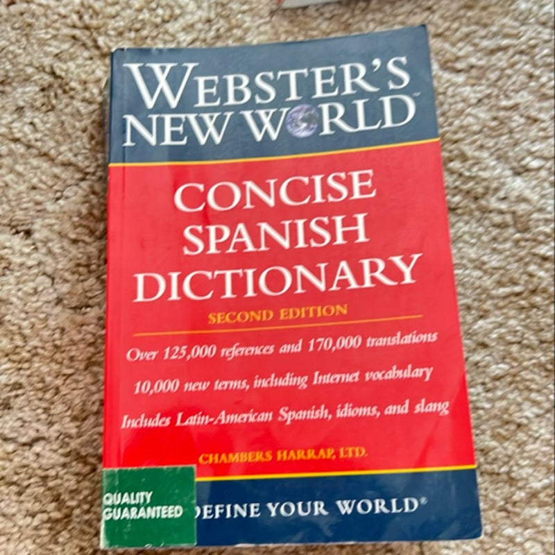 Webster's New World Concise Spanish Dictionary, Second Edition