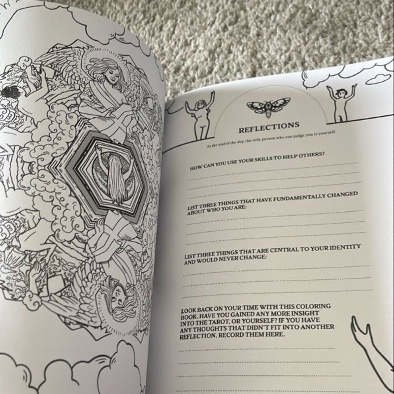 Modern Witch Tarot Coloring Book