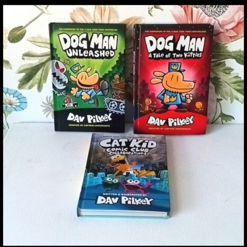 Dog man (2) cat kid books