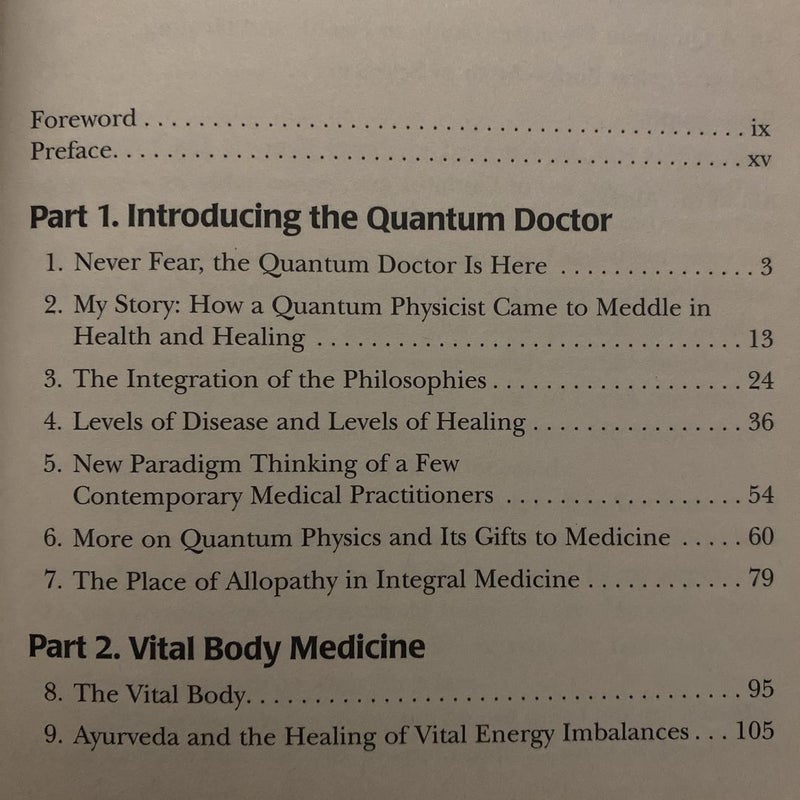 The Quantum Doctor