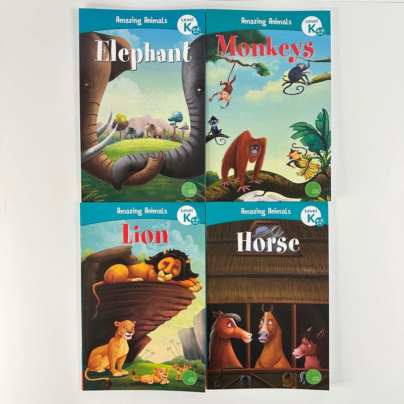 Amazing Animals Level K Book Bundle, 8 Books