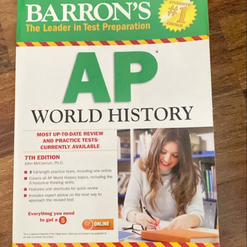 Barron's AP World History, 7th Edition