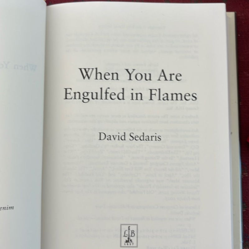 When You Are Engulfed in Flames