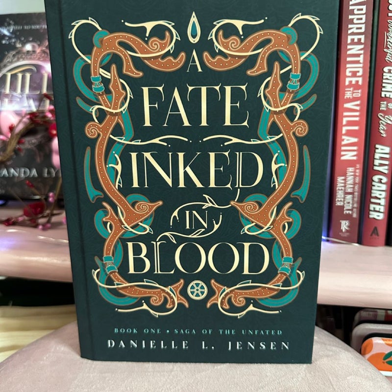 A Fate Inked in Blood by Danielle L. Jensen Probably Smut Bookbox