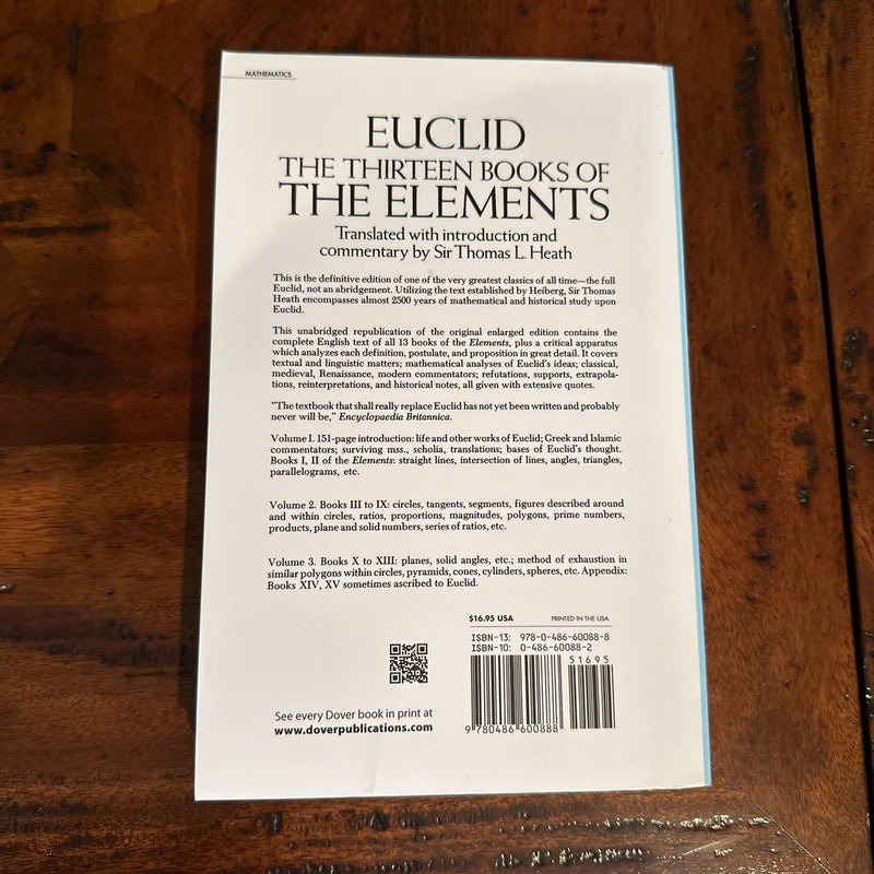 The Thirteen Books of the Elements