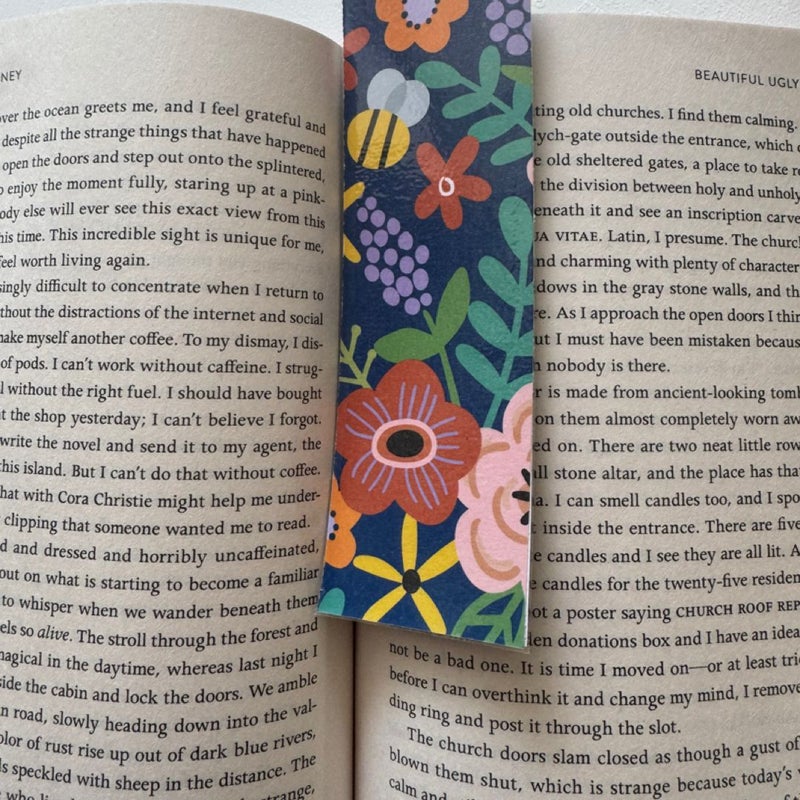 Handmade Laminated Bookmark