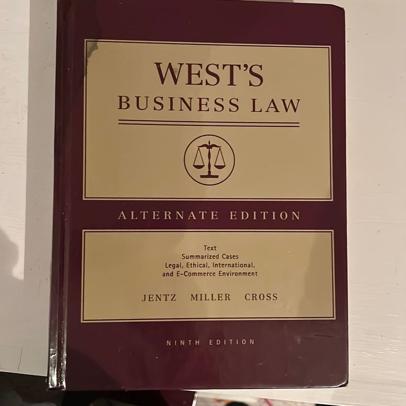 West's Business Law, Alternate