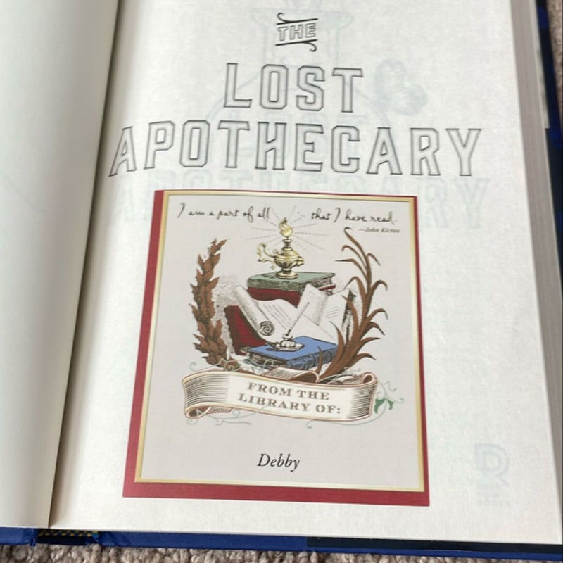 SIGNED - The Lost Apothecary