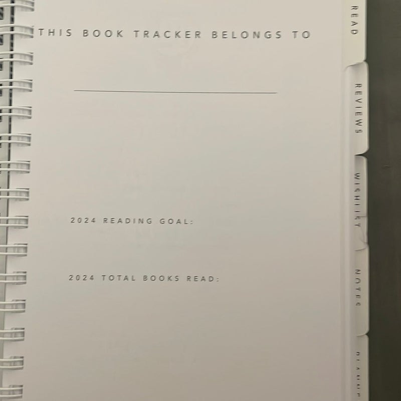 2024 Book Tracker 