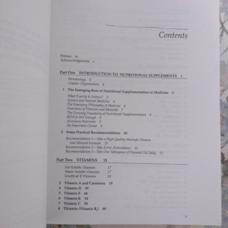 Encyclopedia of Nutritional Supplements
