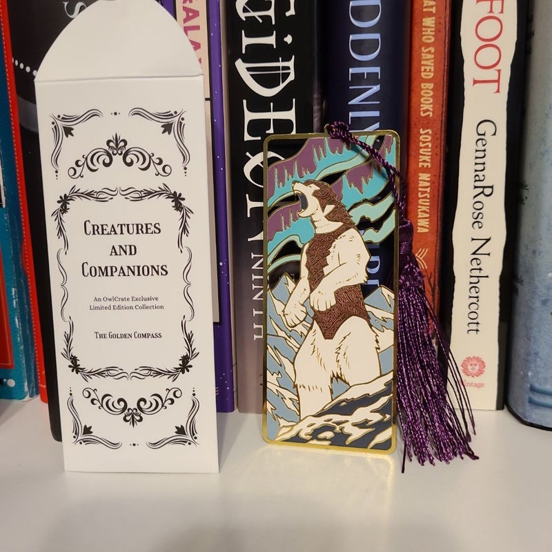 Owlcrate The Golden Compass inspired Bookmark