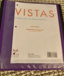 Vistas (Student 5th Ed., Loose-Leaf with Binder)
