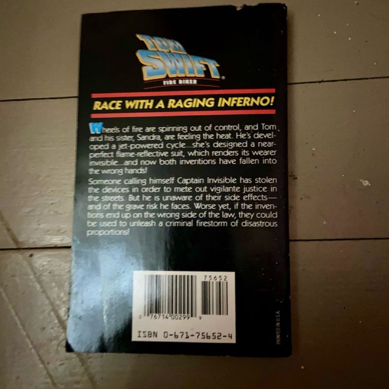 Tom Swift DNA Disaster #4 Aquatech Warrior #6 Fire Biker #9 Archway Paperback