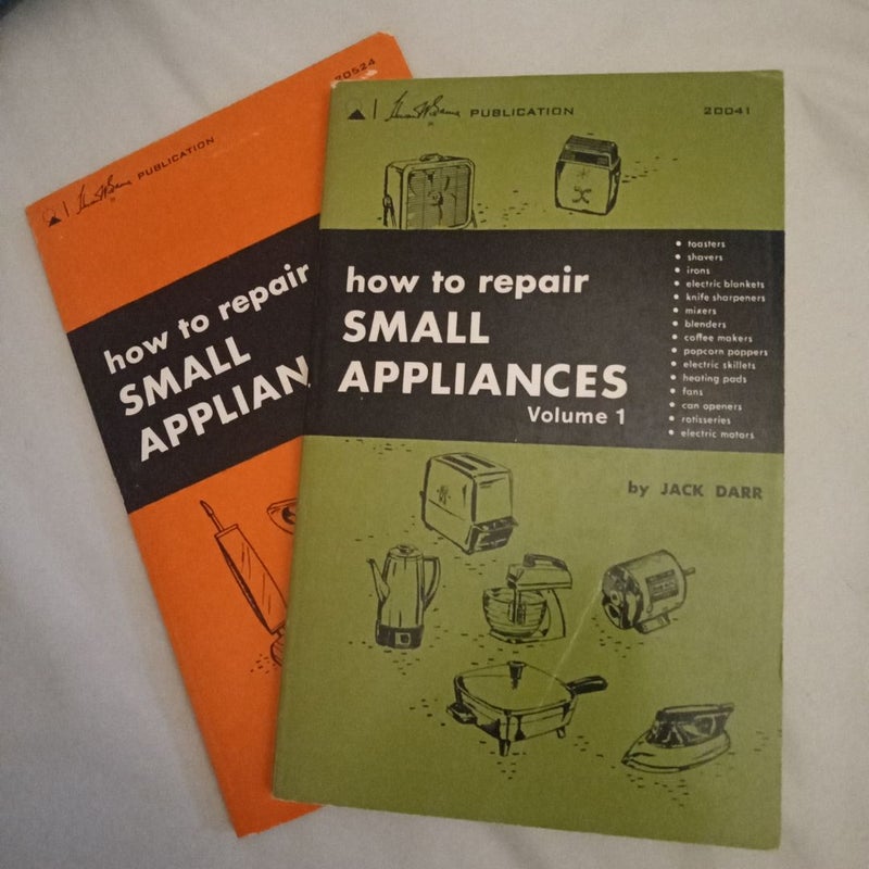 How to Repair Small Appliances (2 Books)