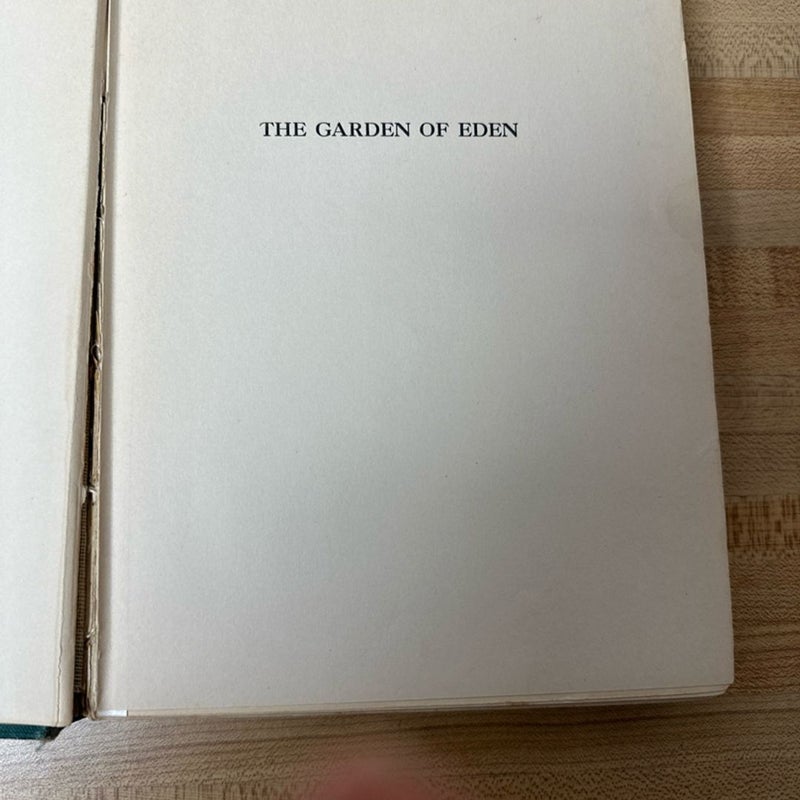 1909 The Garden of Eden by George Hodges The First 9 Books of the Old Testament