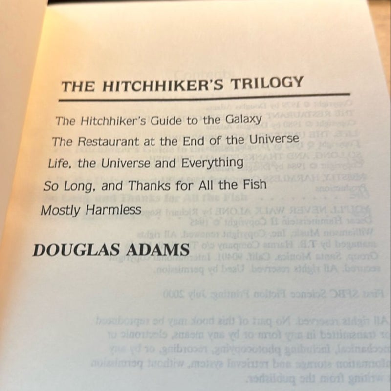 The Hitchhiker’s Trilogy