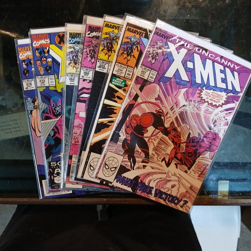 Uncanny X-MEN lot of 7