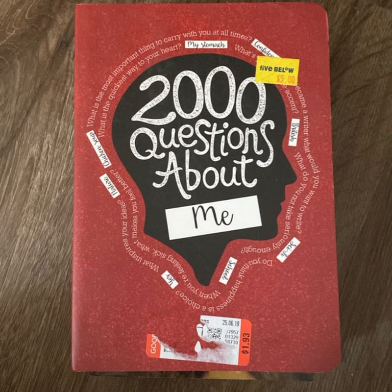 2000 Questions about Me VALUE 152 Pages by Piccadilly USA Inc, Paperback | Pangobooks