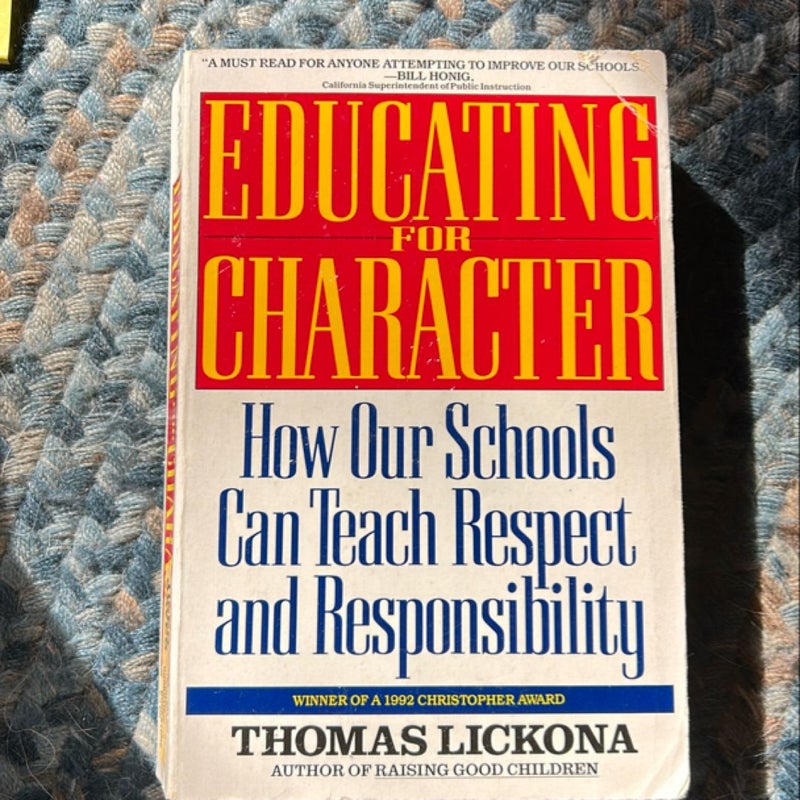 Eduacting for Character