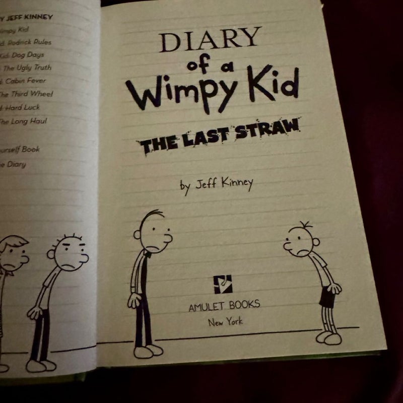 Diary of a Wimpy Kid # 3 - the Last Straw