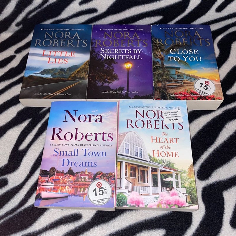 5 Nora Roberts Books