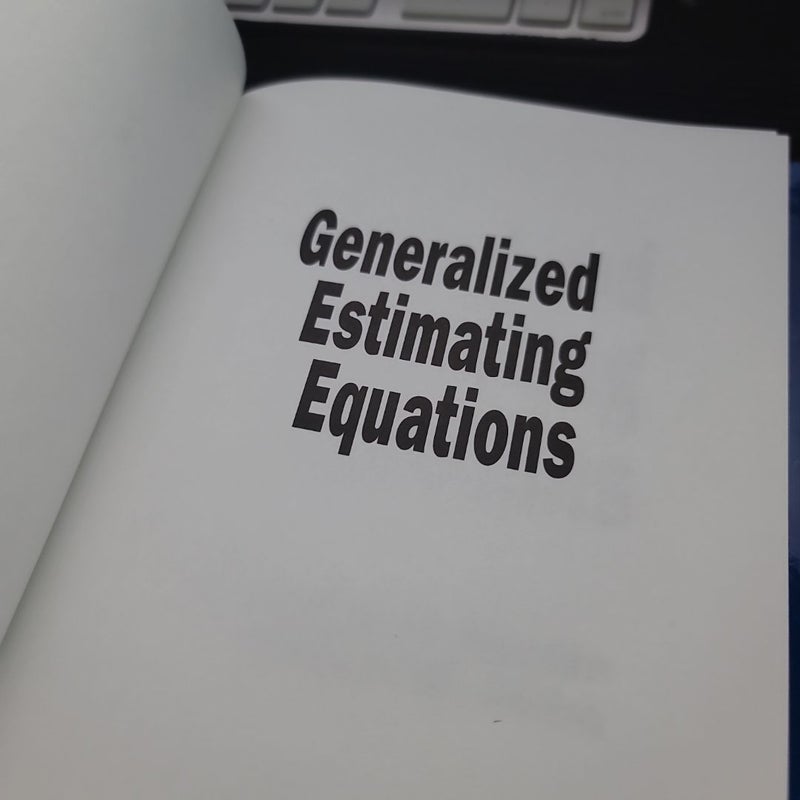 Generalized Estimating Equations