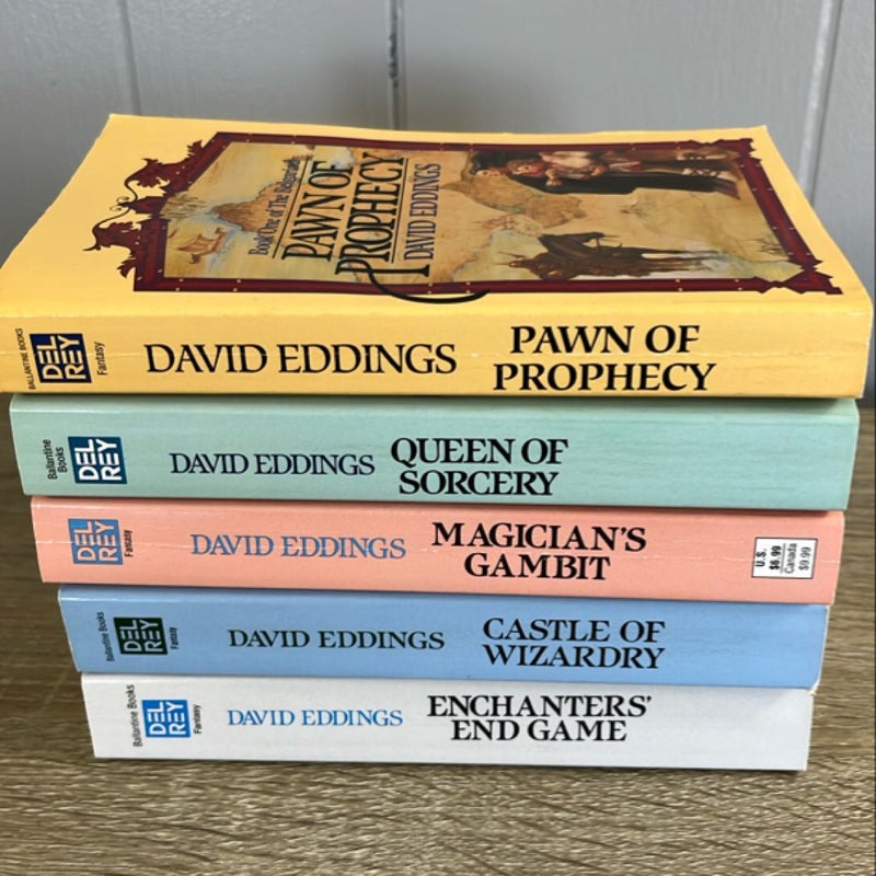 Pawn of Prophecy books 1-5 full set 