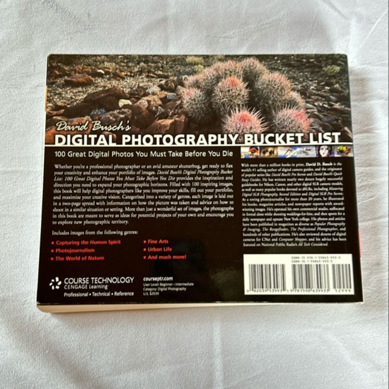 David Busch's Digital Photography Bucket List