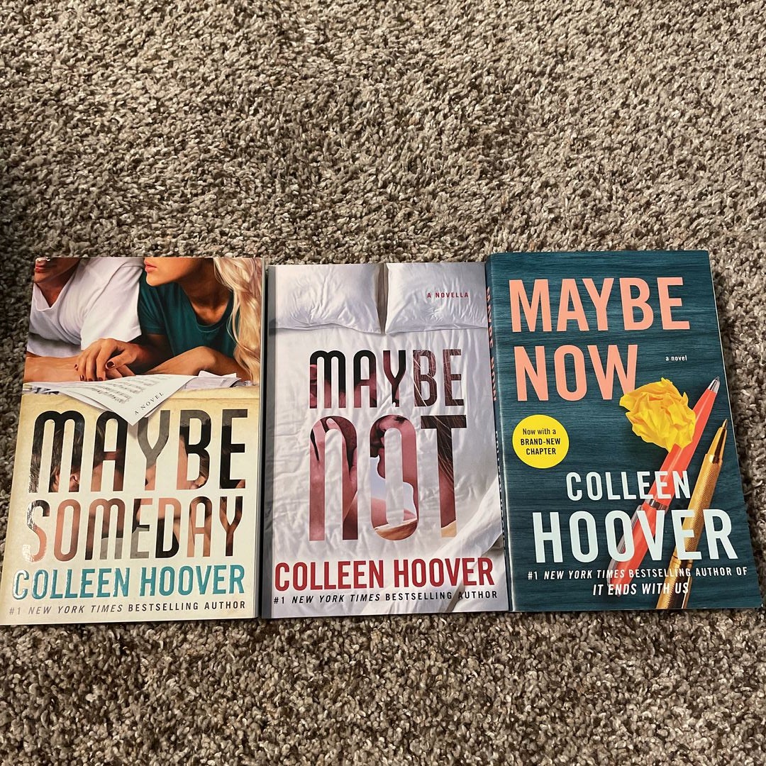 Maybe Now Indie 1st shops Edition Out Of Print Colleen Hoover Swag