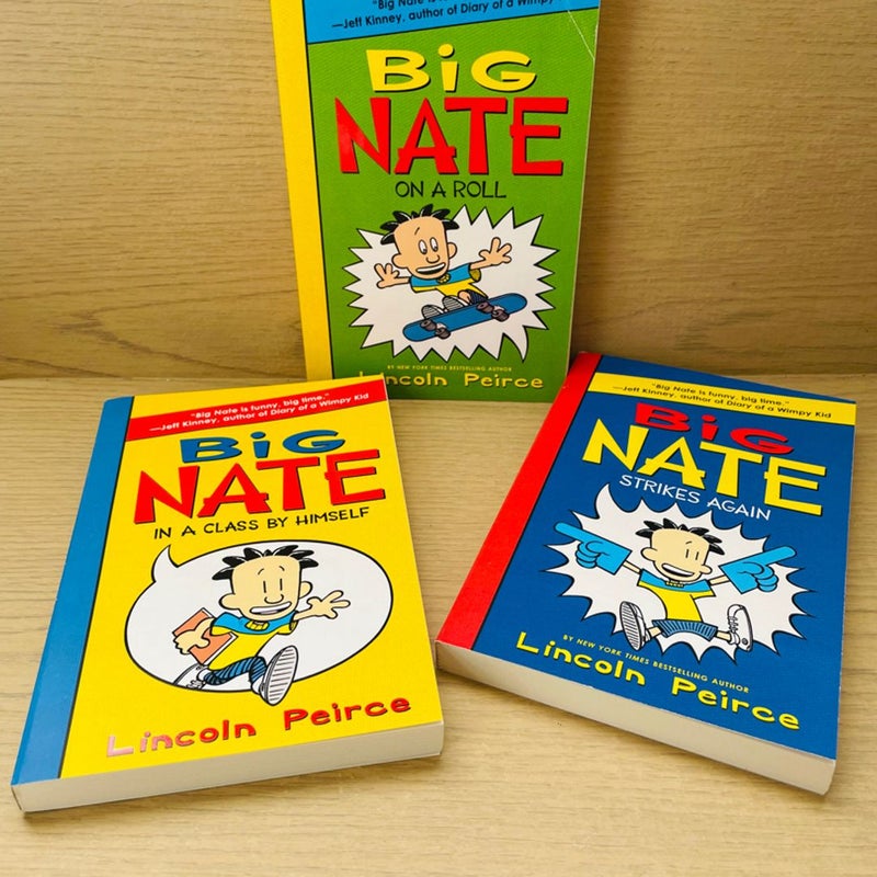 Big Nate Box Set- Books 1-3 (First Edition)