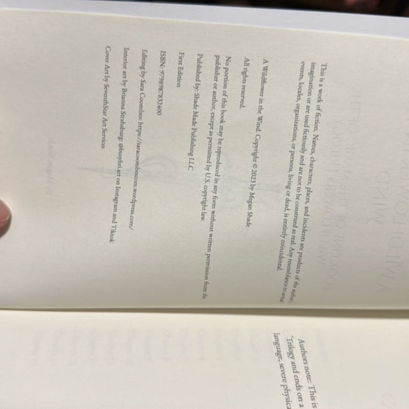 A Wildflower in the Wind (First Edition) 