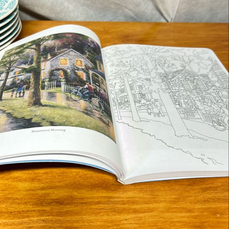 Posh Adult Coloring Book: Thomas Kinkade Designs for Inspiration and Relaxation