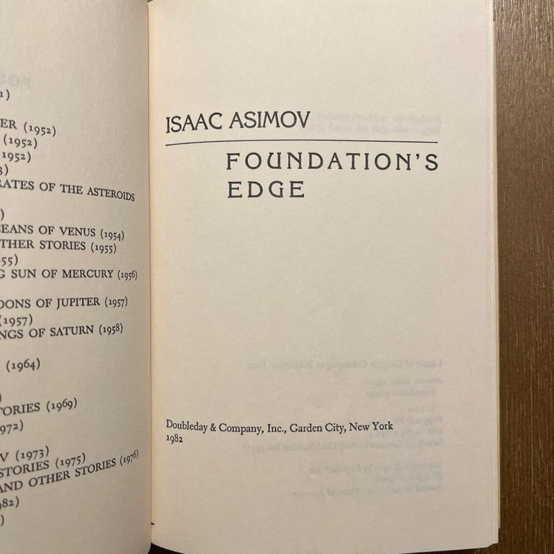 Foundation's Edge