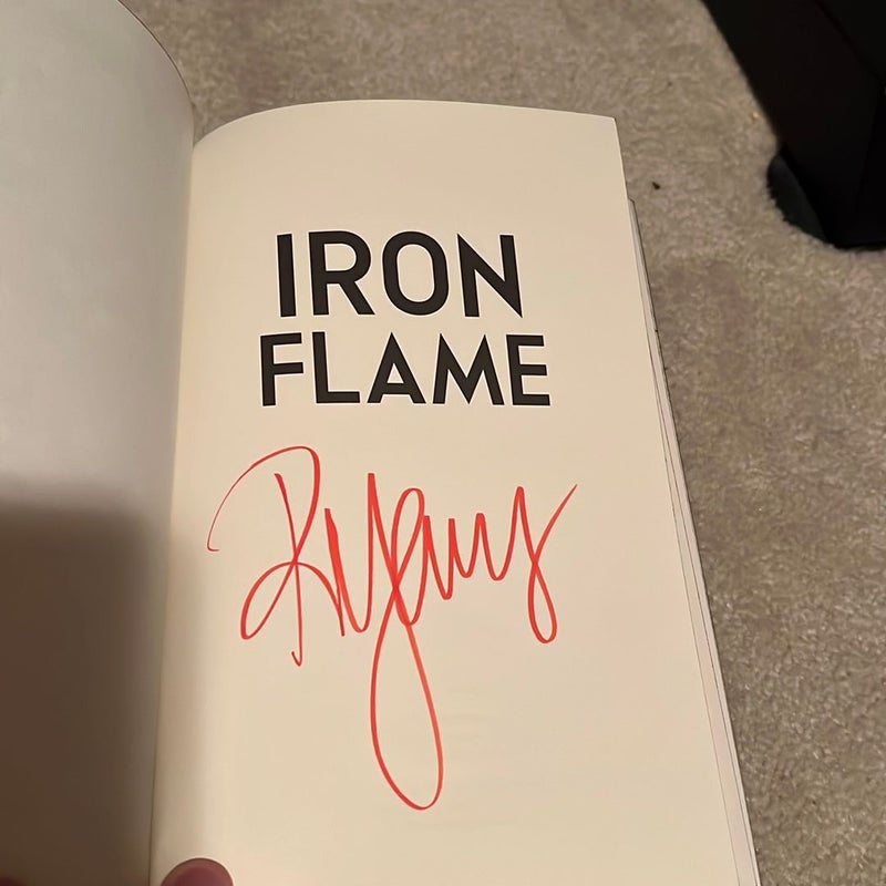 Iron Flame Signed