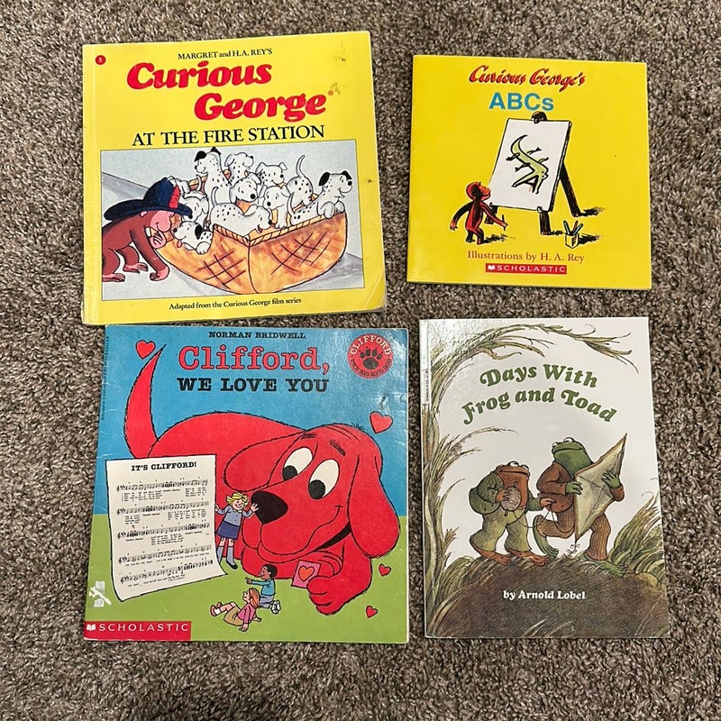 Children’s Picture Book 4 Book Bundle - Classic Characters