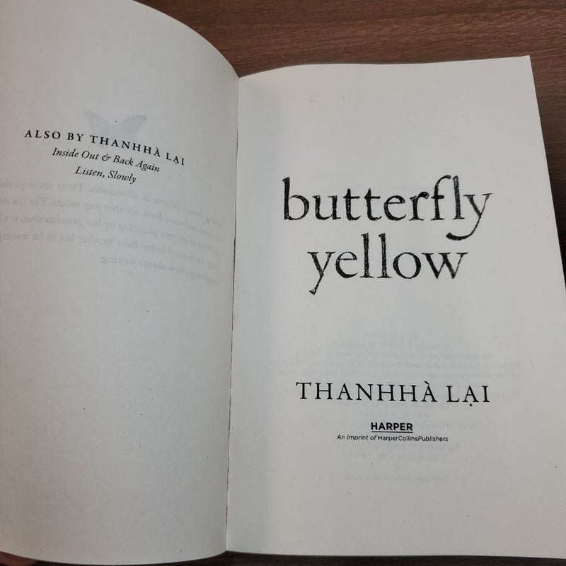 Butterfly Yellow