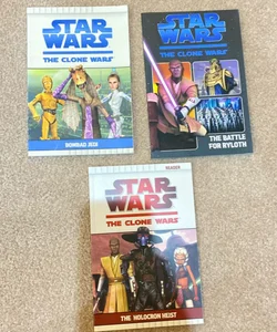 Star Wars the Clone Wars (3 Books)