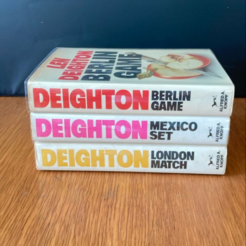 Len Deighton Set of 3