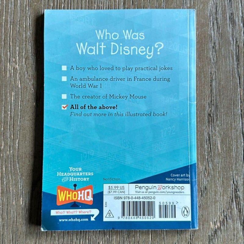 Who Was Walt Disney?