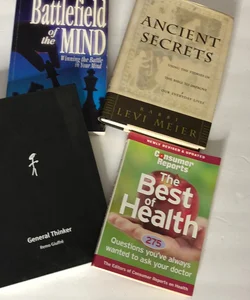 Set of 4 books including General Thinker