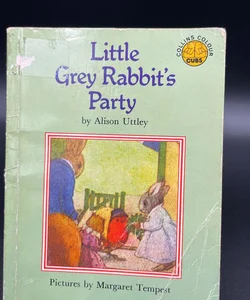 Little Grey Rabbits Party paperback children’s book